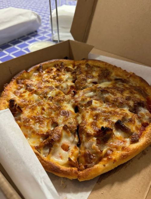 Fresh Pizzas in a Box Served at Bodrum Grill House Felixstowe